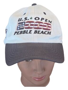 Vintage U.S. Open Ahead Golf Cap Hat Adult OSFA Pebble Beach 100 Years